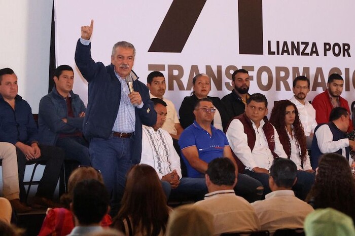 Democratizar Michoacán, objetivo de Morón y liderazgos para asamblea de Morena