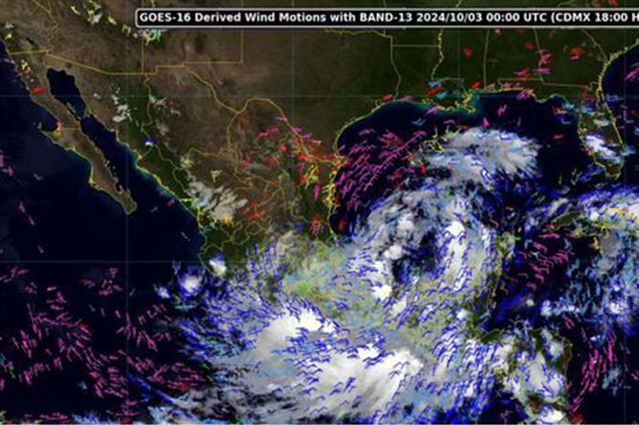 Depresión Once-E se podría intensificar a tormenta tropical Kristy este jueves