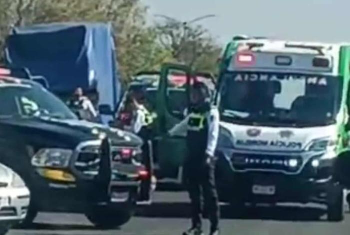 Derrape de moto deja una lesionada en la Av. Madero Poniente de Morelia