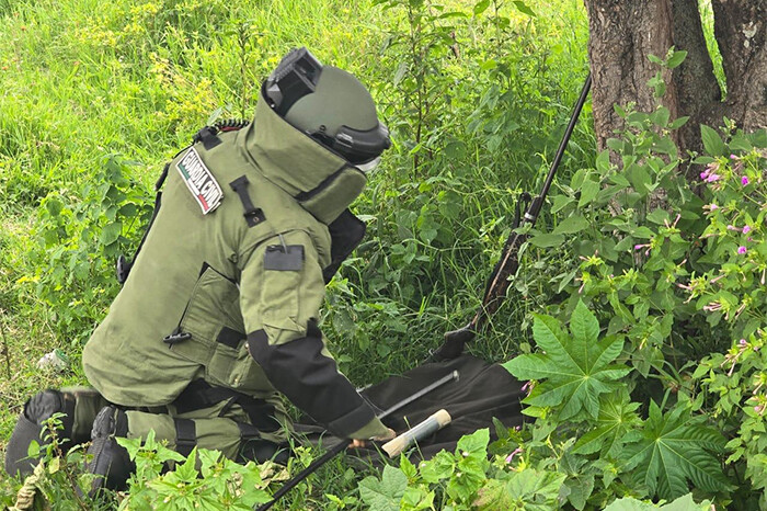 Desactivan 2 artefactos explosivos en un predio de Tarímbaro; SSP también asegura 2 armas de fuego