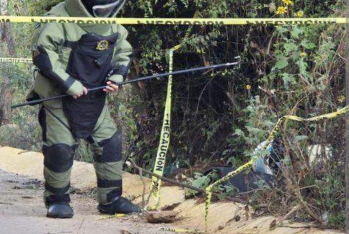 Desactivan explosivo en Santa Cruz, Zinapécuaro