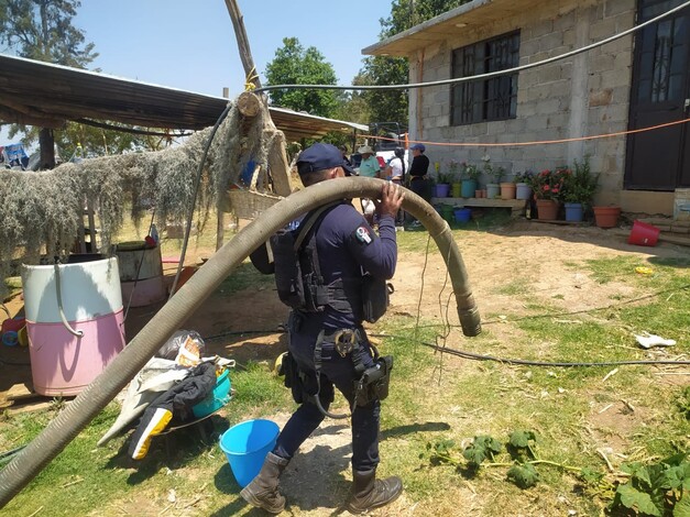 Desactivan toma ilegal de agua en Tzintzuntzan; van 18 bombas decomisadas