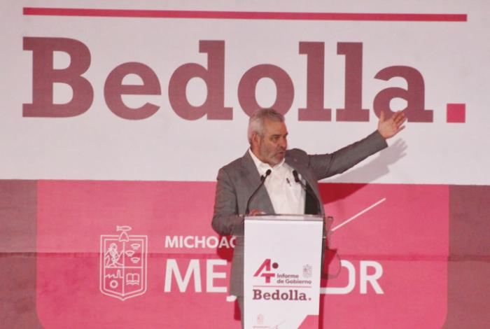 Desde Morelia, Alfredo Ramírez Bedolla presenta Cuarto Informe de Gobierno