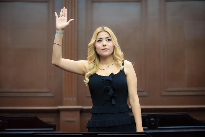 Desde tribuna del Congreso, Sandra Garibay pide justicia para los citricultores de Apatzingán