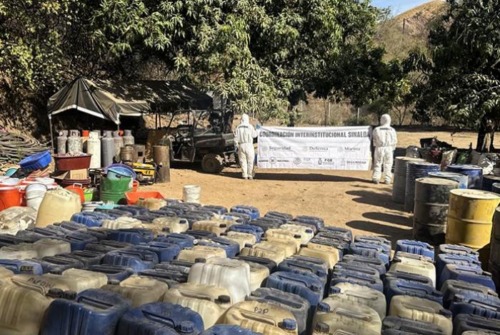 Desmantelan laboratorios y decomisan 700 kilos de droga en Michoacán, Durango y Sinaloa