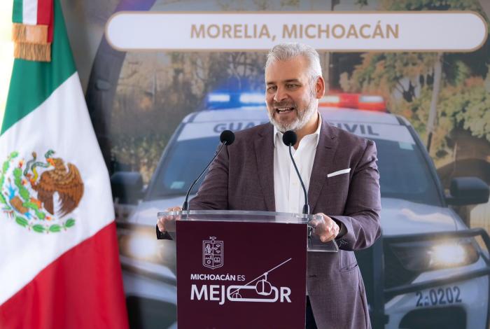 Destaca Bedolla avances del Plan Michoacán, van 950 capturas de generadores de violencia