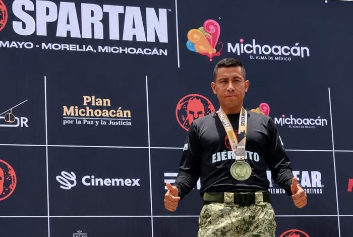 Destaca cabo Hilario Medina en el Spartan Race con el primer lugar de su categoría