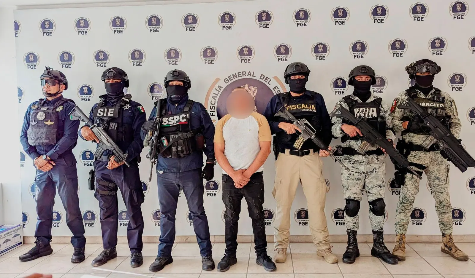 Detenido objetivo prioritario, presunto líder de grupo delictivo: SSP