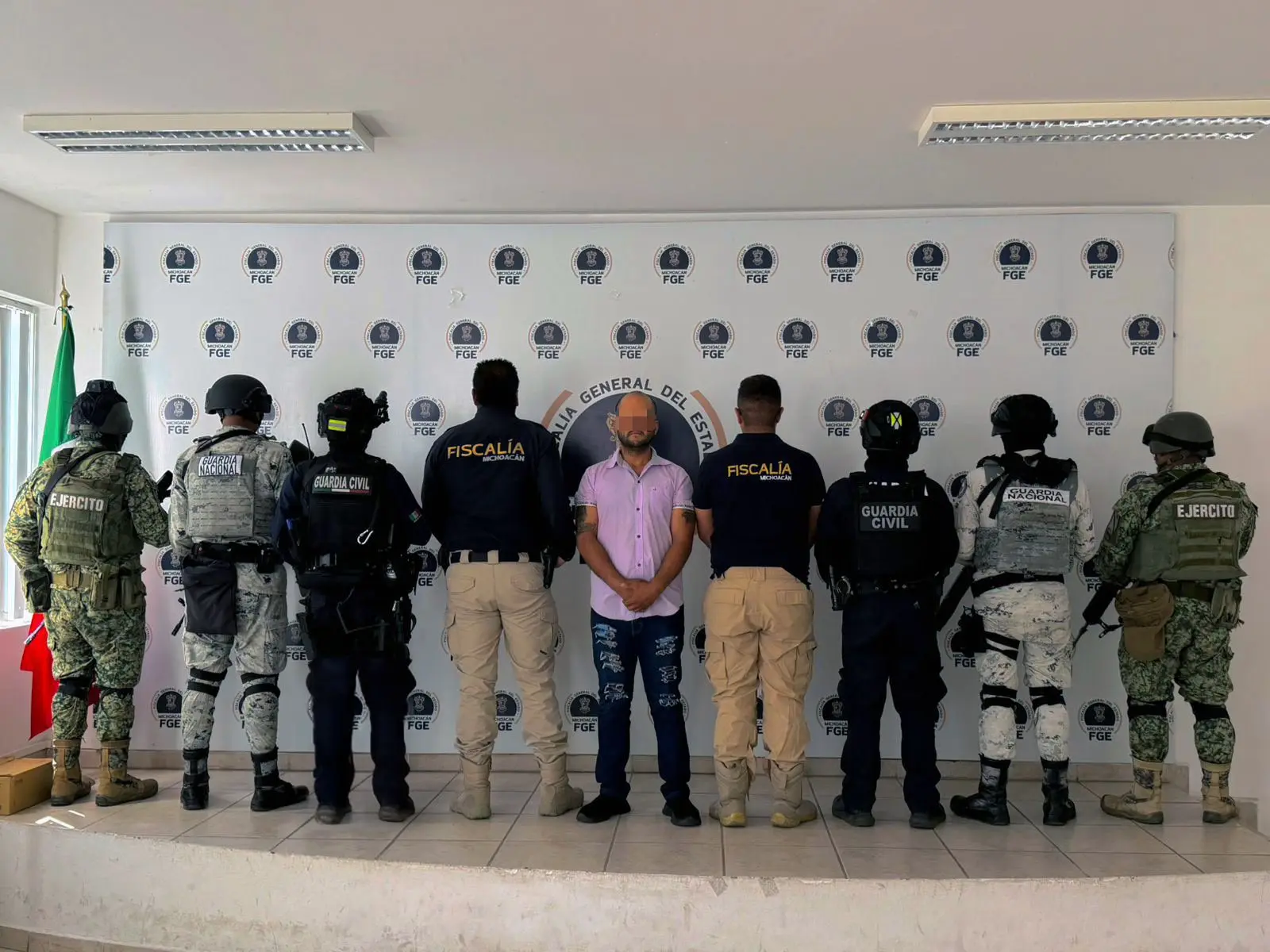 Detiene Guardia Civil a presunto integrante de una célula delictiva en Uruapan