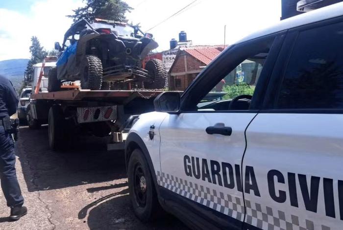 Detienen a hombre remolcando RZR robado en Morelia-Quiroga