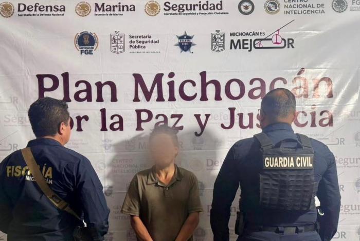 Detienen a presunto abusador sexual en Huaniqueo