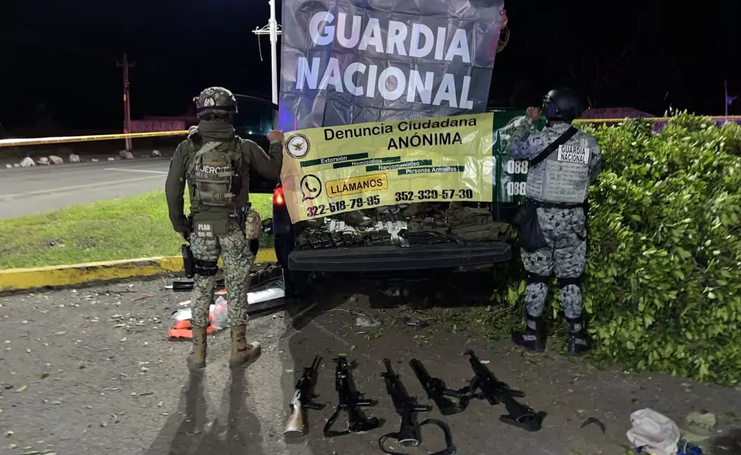 Detienen a tres y aseguran ars3nal en Contepec