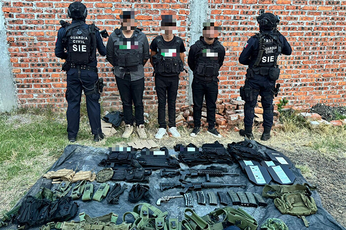 Detienen en Huandacareo tres integrantes de una célula delictiva: SSP Michoacán