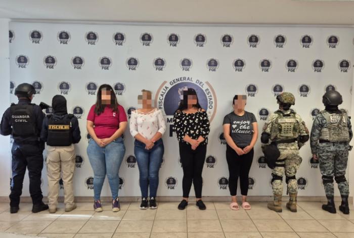Detienen en Morelia a cuatro mujeres por secuestro exprés y extorsión ligados a préstamos grupales