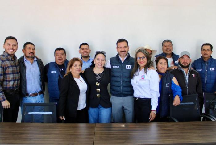 Diálogo que da resultados; Yankel Benítez refuerza la coordinación con jefes de tenencia