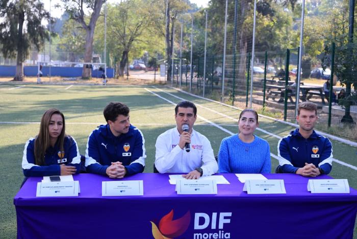 DIF Morelia consolida alianza con Valencia CF para fortalecer formación deportiva de la niñez y adolescencia