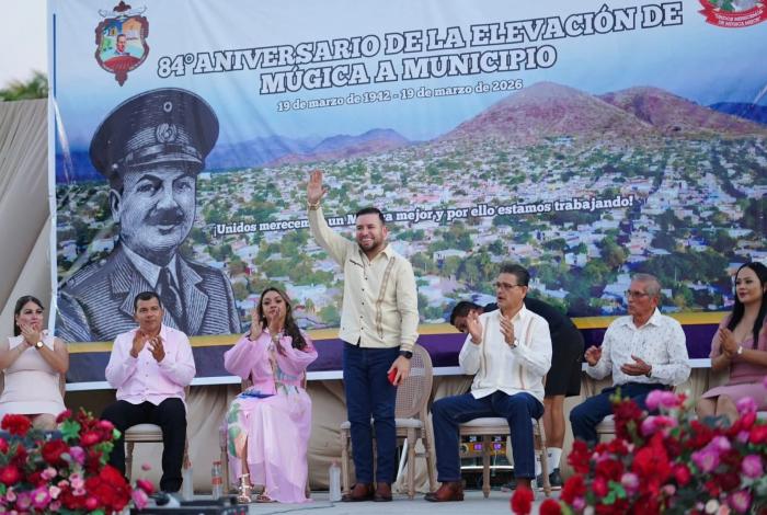 Diputado Reyes Galindo celebra 84 Aniversario de la elevación de Múgica como municipio