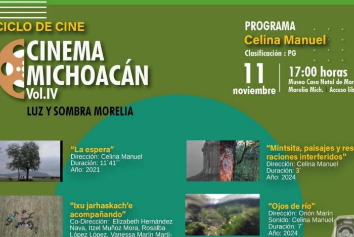 Disfruta del talento de cineastas locales con el ciclo “Cinema Michoacán”: Secum