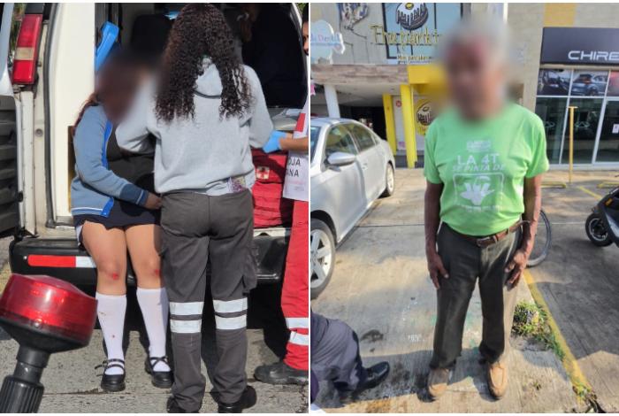 Dos menores de 16 años que viajaban en moto chocaron contra un ciclista de 70 años, en Zamora