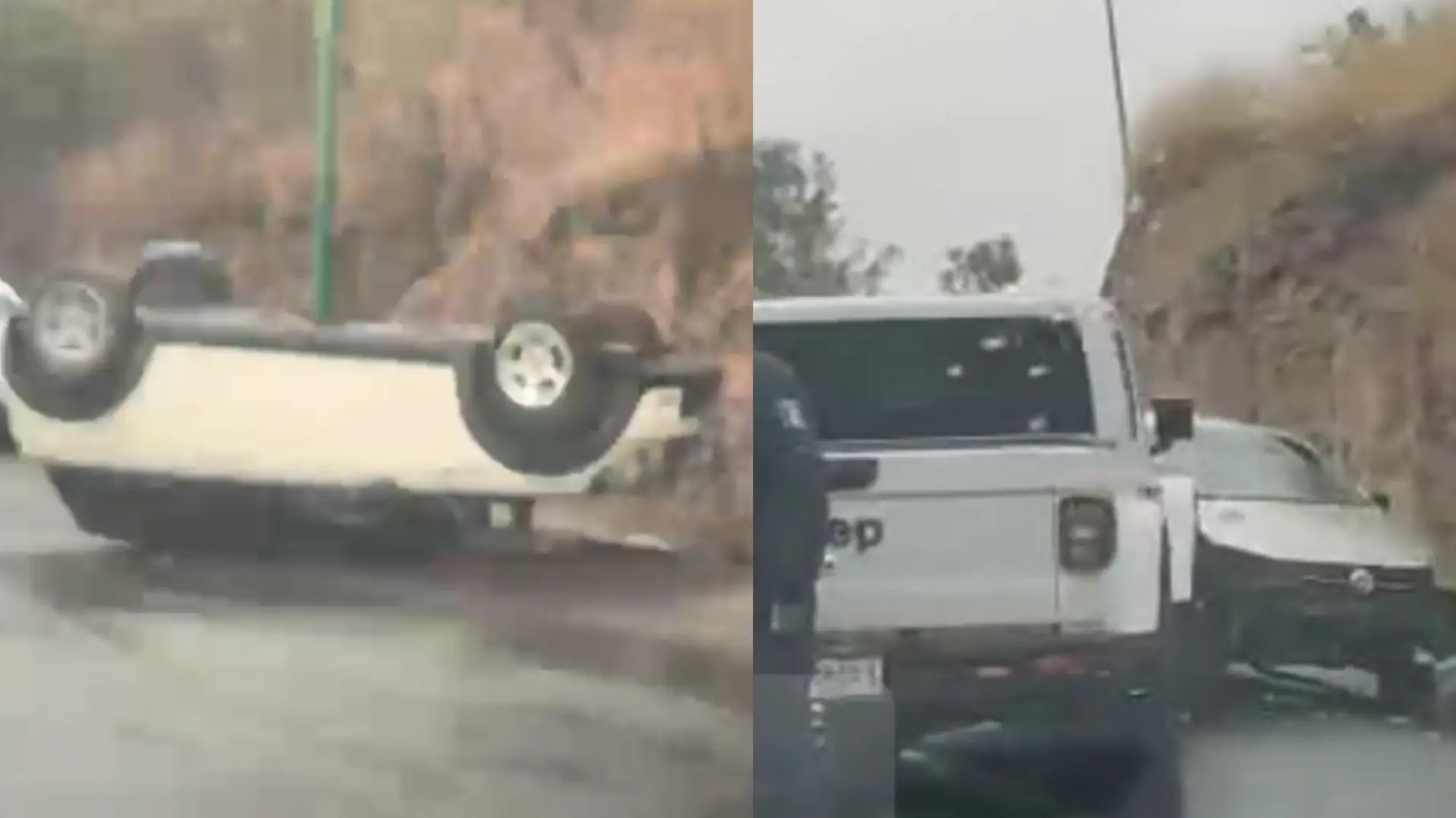 Dos siniestros automovilísticos simultáneos en Morelia