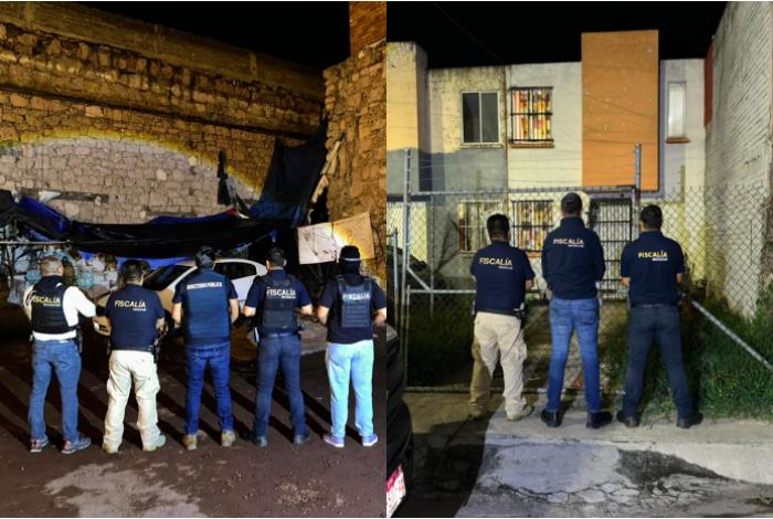 Durante cateos en Morelia, asegura FGE mil 700 dosis de cristal y detiene a 3 personas