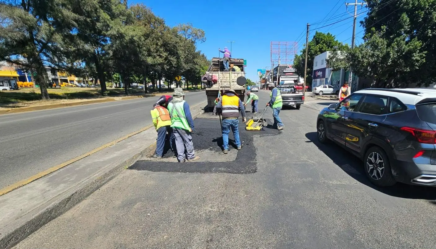 Durante este 2025, se han atendido 120 mil baches en todo Morelia
