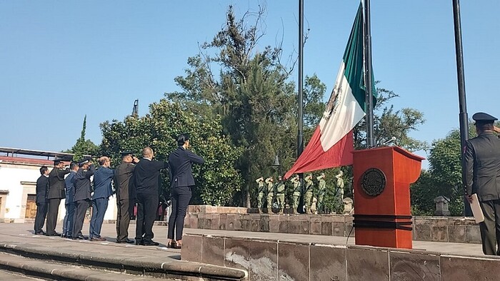 Ejército Mexicano realiza Izamiento de Bandera en Morelia