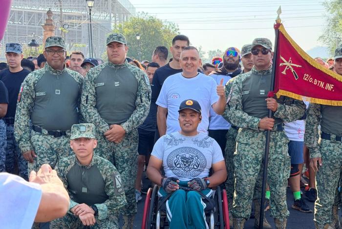 Ejército Mexicano realiza Carrera Deportiva en Conmemoración al “Día del Arma de la Infantería” en Morelia.