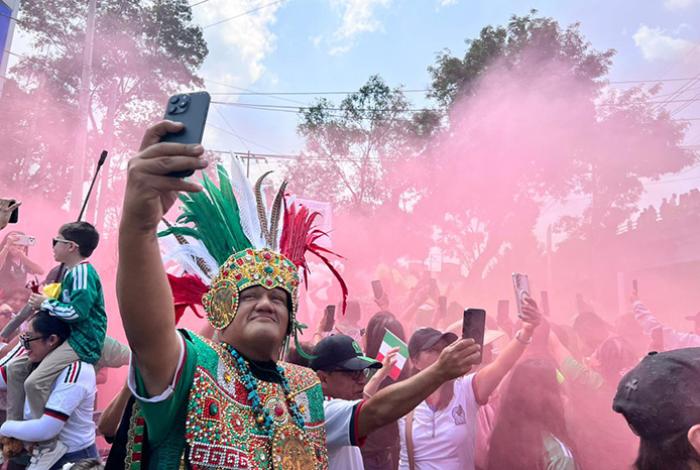 El ambiente festivo en la CDMX enciende el inicio de la Copa del Mundo