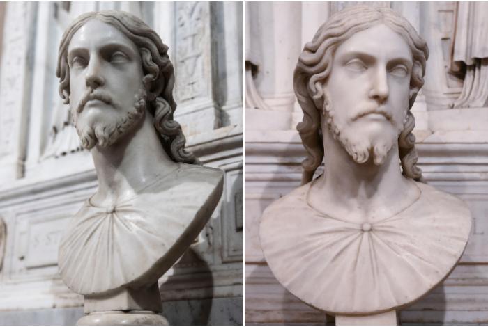 El busto de un Cristo de una basílica romana es de Miguel Ángel, según una investigación