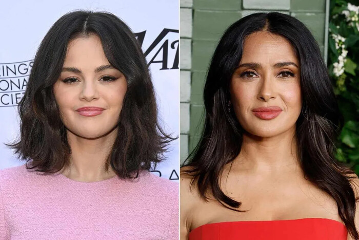 El gesto conmovedor entre Salma Hayek y Selena Gómez en los Golden Globes