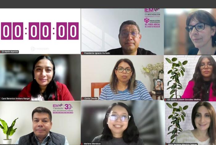 El IEM atiende consulta de candidaturas a personas juzgadoras