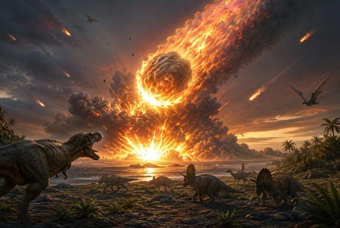 El meteorito que habría acabado con los dinosaurios sería de un tipo muy escaso