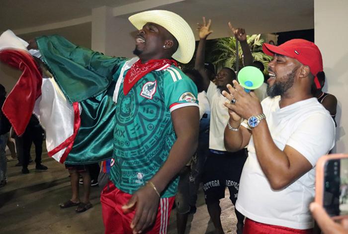 El Mundial une a los migrantes haitianos en México por el juego ante Brasil