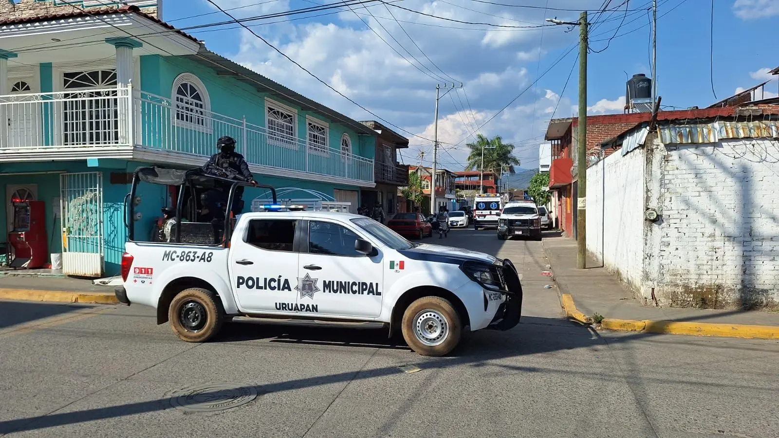 Empistolados matan a tiros a un hombre, en Los Laureles de Uruapan