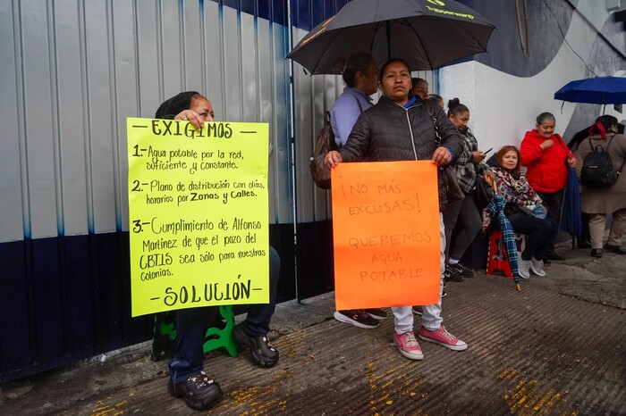 En análisis, propuesta para mejorar abasto de agua en Primo Tapia Oriente