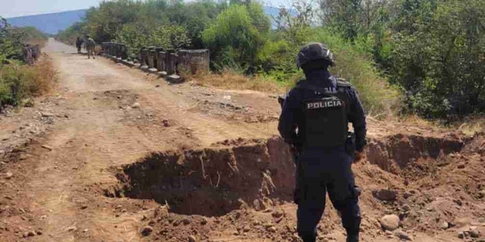 En Buenavista, SSP y Defensa destruyen explosivo para ser usado mediante dron