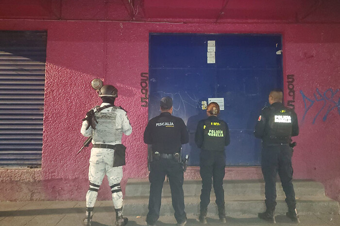 En cateo, aseguran droga y detienen a una persona en un bar de Morelia