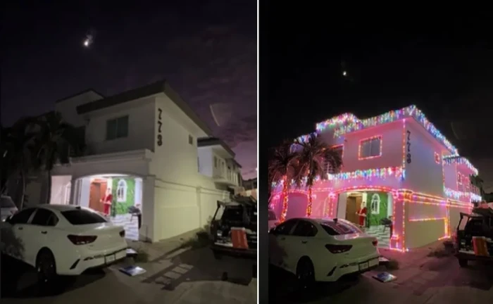 En Culiacán, Sinaloa se vuelve viral por estar deslumbrante para esta navidad