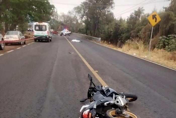 En distintos accidentes viales pierden la vida dos motociclistas de Peribán