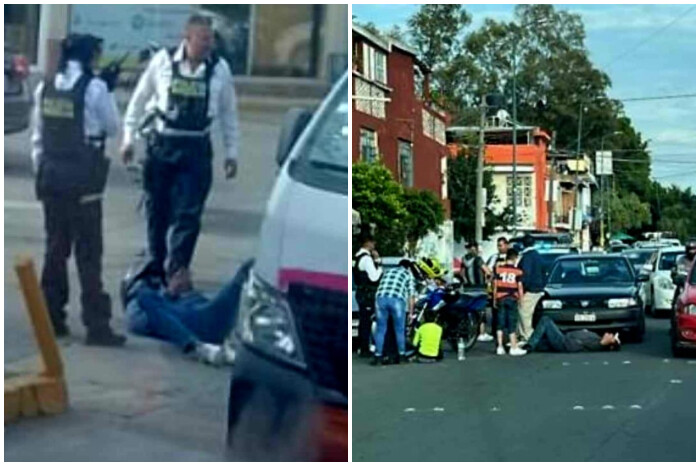 En distintos percances viales, dos motociclistas quedan heridos, en Morelia