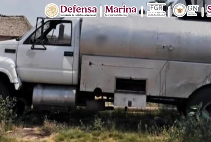 En Guanajuato se detuvo a nueve hombres tras realizar cuatro cateos en predios donde almacenaban hidrocarburos