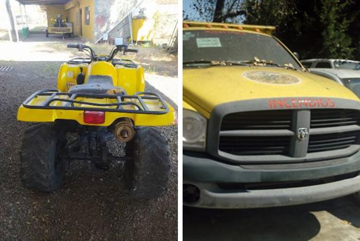En Michoacán, el INDEP tiene en subasta solo dos vehículos: una cuatrimoto y una camioneta chatarra