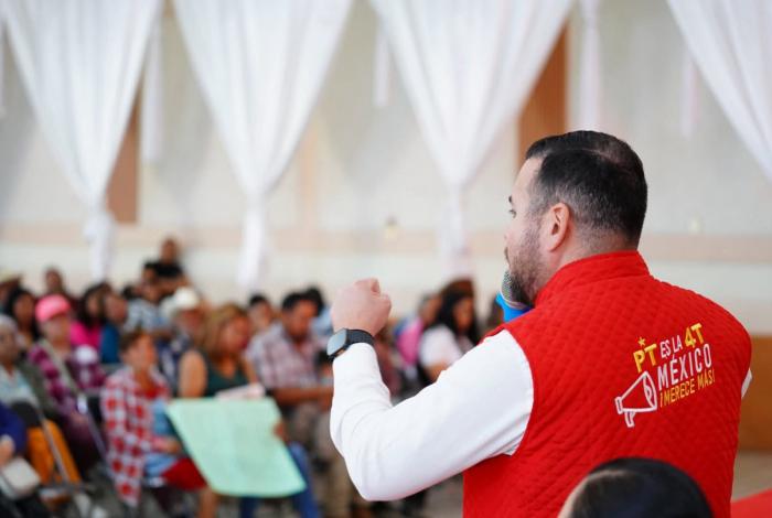 En Michoacán el PT está firme en la alianza con la Transformación: Reyes Galindo