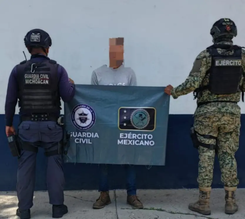 En Operación Apatzingán, SSP y Defensa detienen a uno con fusil