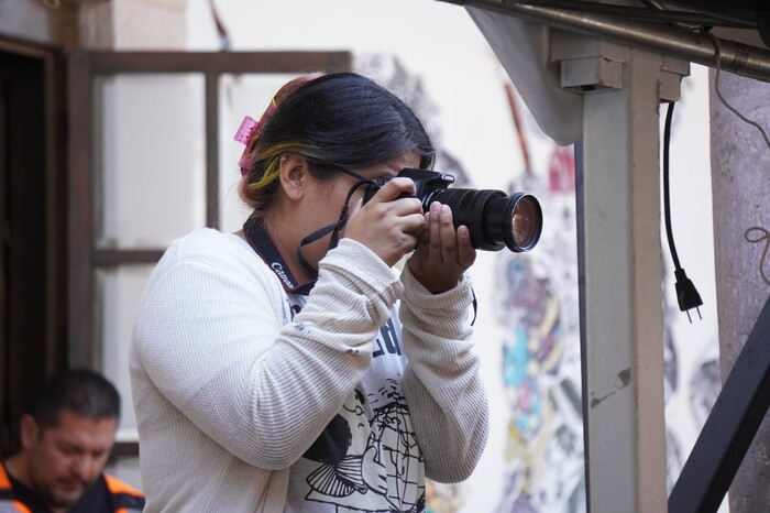 En puerta, Convención Internacional de Fotógrafos Profesionales, en Morelia