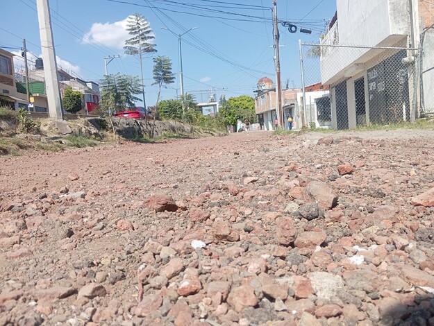 En terracería, así lucen las calles en colonias populares de Morelia