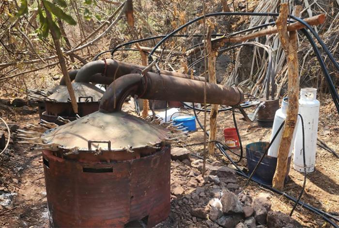 En últimas 24 horas, SSP asegura otro narcolaboratorio, ahora en La Huacana