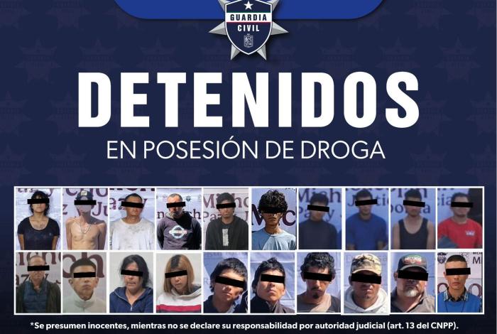 En una semana, deti3nen a 20 por traer dr0gas, en Michoacán