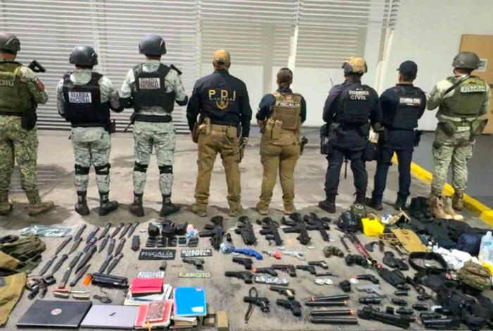 En Vista Hermosa, 38 detenidos en portación de un arma y 19 réplicas de armas de fuego: SSP